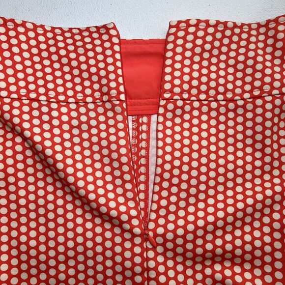 Lane Bryant The Modernist Collection Circle Swing Skirt Size 20 Orange Polka dot - Picture 4 of 6